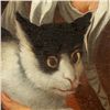 Image 2 : Italian School "Lady with Cat" Oil