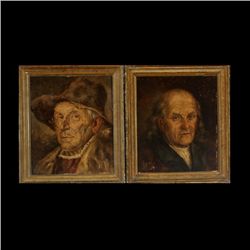 German School (19th Century) 2 works