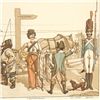 Image 2 : Continental School, Napolean, Hand colored litho