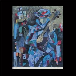 TONY AGOSTINI "Musician" Serigraph