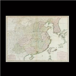 The Empire of China Map 1794