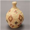 Image 1 : Basketry jar with knob top