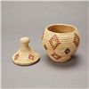 Image 2 : Basketry jar with knob top