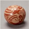 Image 2 : Carved redware globe