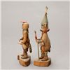 Image 2 : DALLAS.  Two (2) kachina figures.