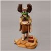 Image 1 : HONYOUTI.  Crow kachina.  9 1/2 inches.