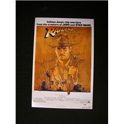 Harrison Ford Signed Raiders of the Lost Ark Poster