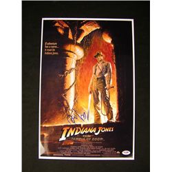 Harrison Ford Signed Indiana Jones and the Temple of Doom Poster
