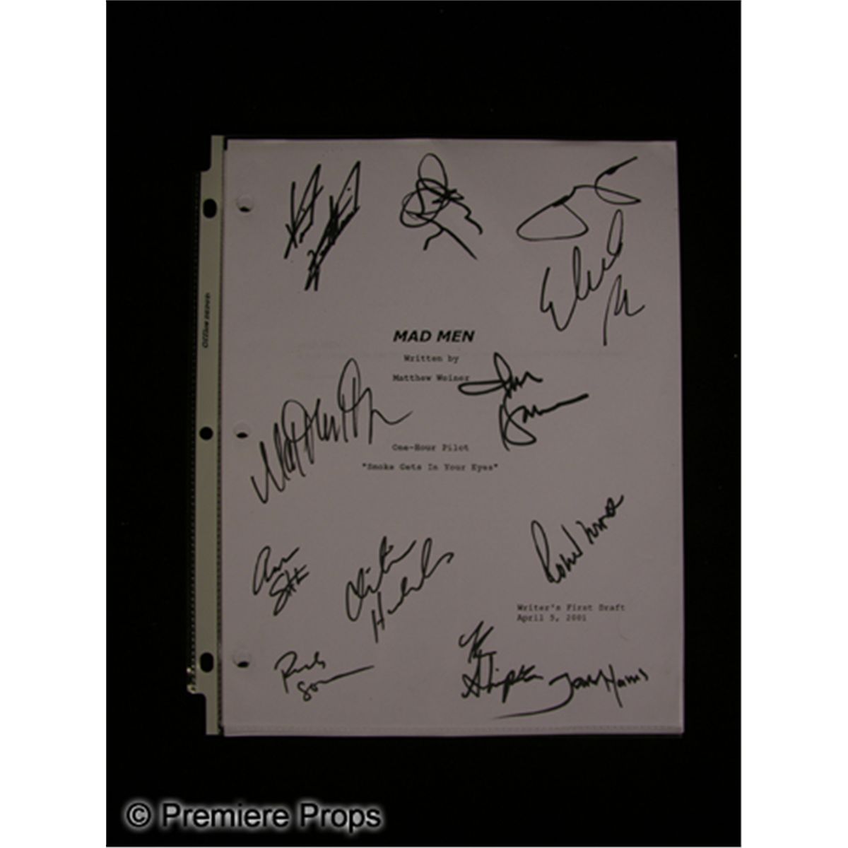 Mad Men Signed Script