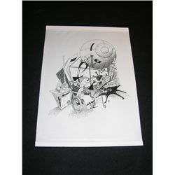 The Nightmare Before Christmas Original Sketch