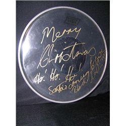 Blondie Chaplin Signed Drum Head