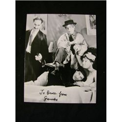 Groucho Marx Signed Card
