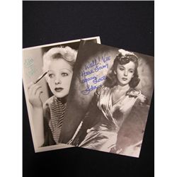 Ida Lupino Signed Photos
