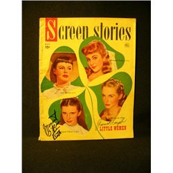 Margaret O'Brien and Janet Leigh Signed Magazines