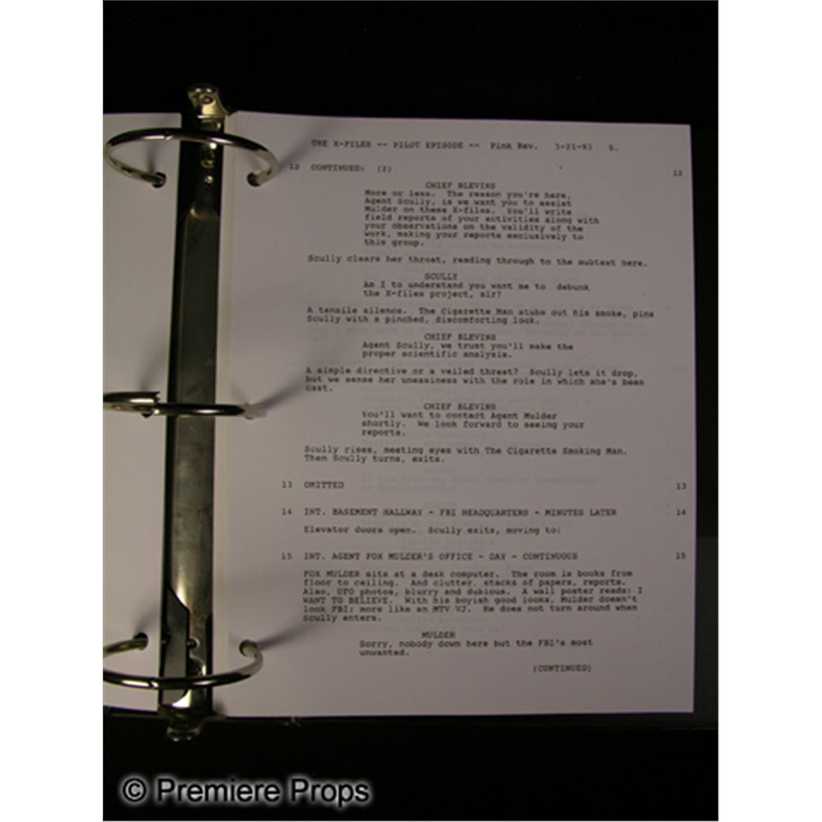 The X-Files Signed Pilot Script