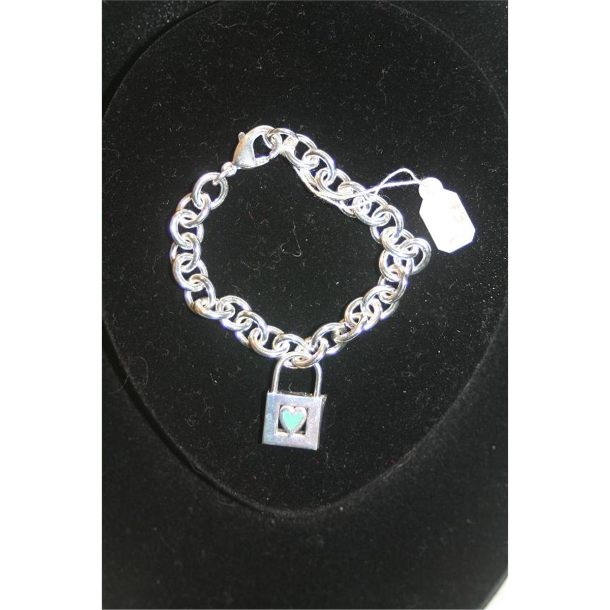 Tiffany \u0026 Co. Green Heart Locket Bracelet