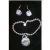 Image 1 : Tiffany & Co. Engraved Tag Bracelet & Earings