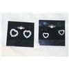Image 1 : Tiffany & Co. 2 Sets of Heart Earings