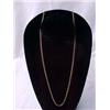 Image 1 : 14K GOLD LINK CHAIN - 28" ROUND OPEN LINK C