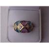 Image 1 : CONTEMPORARY 14K GOLD AND SEMI-PRECIOUS STO