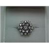 Image 1 : 14K WHITE GOLD AND DIAMOND COCKTAIL RING -