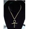 Image 1 : 14K GOLD EASTERN ORTHODOX CROSS AND CHAIN -