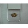 Image 1 : 14K GOLD LEAF MOTIF RING - HANDMADE YELLOW