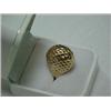 Image 1 : 14K GOLD DOME MOTIF RING - YELLOW GOLD RING