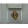 Image 1 : 14K GOLD FILIGREE RING - YELLOW GOLD RING W