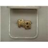 Image 1 : 14K GOLD INITIAL RING - YELLOW GOLD INITIAL