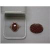 Image 1 : GOLDSTONE RING AND PIN - 14K YELLOW GOLD RI