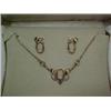 Image 1 : CARVED SHELL CAMEO NECKLACE AND EARRINGS SE