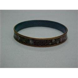 CLOISONNE BANGLE BRACELET - CHINESE ENAMEL