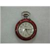 Image 1 : LADY'S SILVER AND ENAMEL WATCH - PORCELAIN