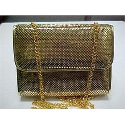 WHITING AND DAVIS MESH PURSE - NEWER GOLD T