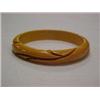 Image 1 : CARVED BAKELITE BANGLE BRACELET - 1/2" WIDE