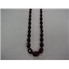 Image 1 : CHERRY AMBER BEAD NECKLACE - 29" STRAND OF
