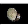 Image 1 : 14K GOLD ROUGE POT - 2" DIAMETER COMPACT OR