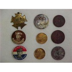 ONE LOT OF U.S. COINS AND MEDALS - TWO DOUG