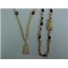 Image 1 : TWO BEADED IVORY NECKLACES - ONE 30 " STRAN