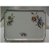 Image 1 : HAND PAINTED PORCELAIN DRESSER TRAY - 11-1/
