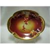 Image 1 : HAND PAINTED PORCELAIN DISH - OVAL SHAPED P