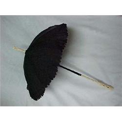 VICTORIAN CHILD'S IVORY HANDLED PARASOL - F