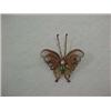 Image 1 : 14K GOLD FILIGREE BUTTERFLY PIN - APPROX. 1