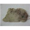 Image 1 : CARVED JADE FISH PENDANT - 3" LONG FISH PEN