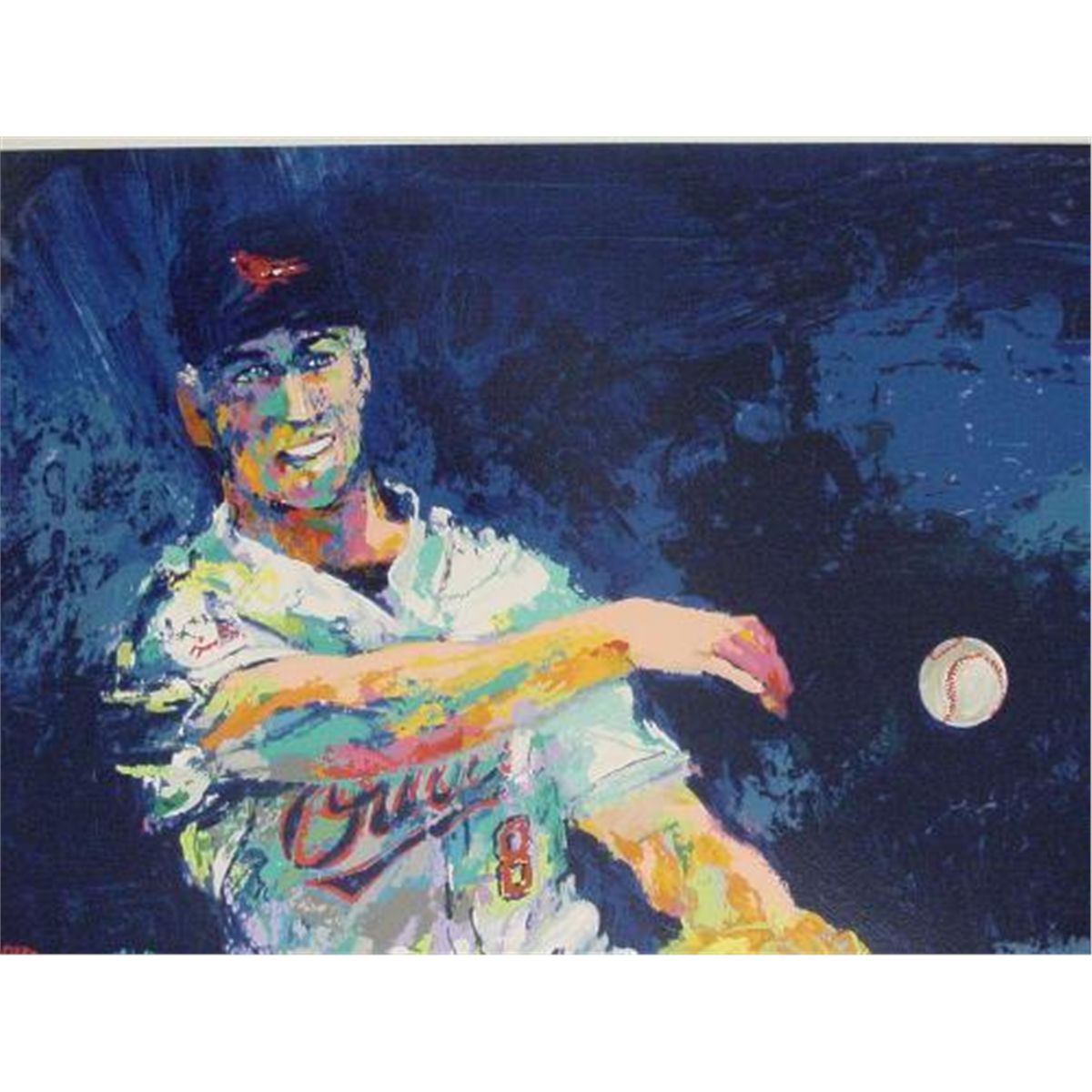 CAL RIPKEN JR. Double Signed LeRoy Neiman LE Art Print