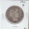 Image 1 : 1911 S BARBER SILVER HALF DOLLAR