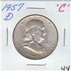 Image 1 : 1957 D FRANKLIN HALF DOLLAR