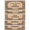 Image 1 : LOT OF 5 JAPANESE 10 CENTAVOS
