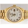 Image 1 : Rolex Mens 18k President. Quickset. Roman Dial.